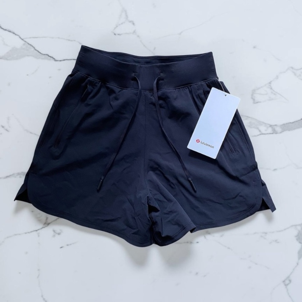 lululemon athletica Black Women's Athletic Shorts with Drawstring